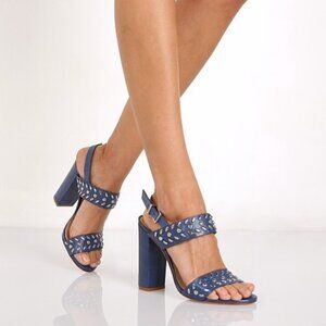 Schutz Nanette Heel Blue women's heels - SIZE 8